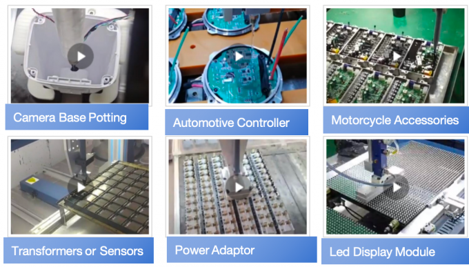 AB tự động Hai bộ phận Epoxy silicone Urethanes Phân phối máy nén 2 thành phần Epoxy Mixer Dispenser 2