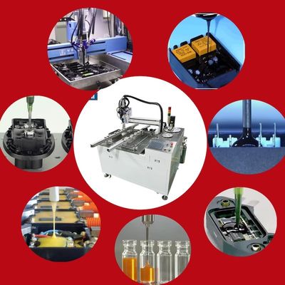 Máy pha trộn và phân phối 2 bộ phận Máy nén điện tử Dòng sản xuất hiệu suất cao